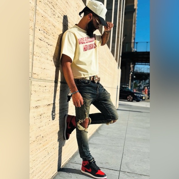 *NEW* Visionary Club "LETTER TO YOUR HEART" Boxy Oversized Tee Shirt UNISEX - Picture 7 of 16